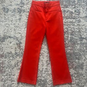 Zara Vibrant Red Dress Pants